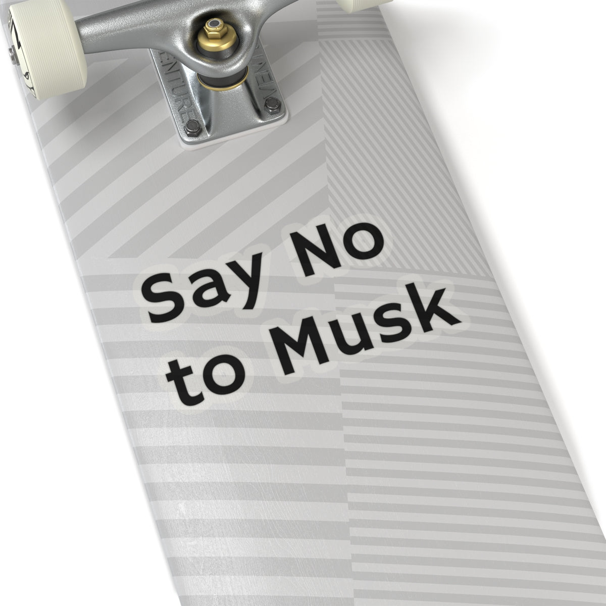 Say No to Musk Kiss-Cut Stickers - Bold Statement Decor