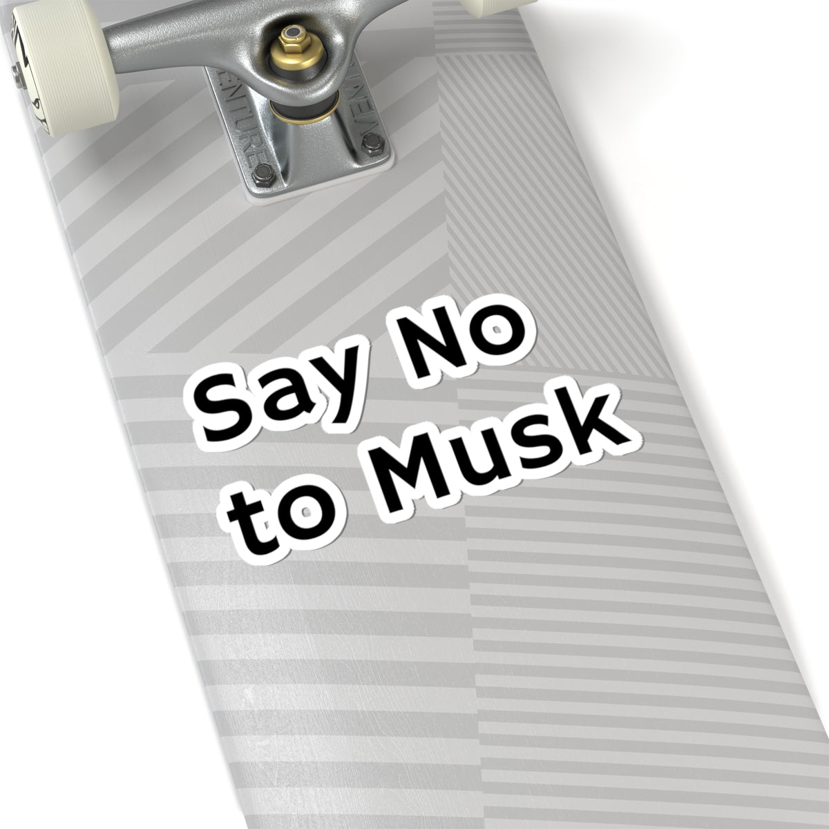 Say No to Musk Kiss-Cut Stickers - Bold Statement Decor