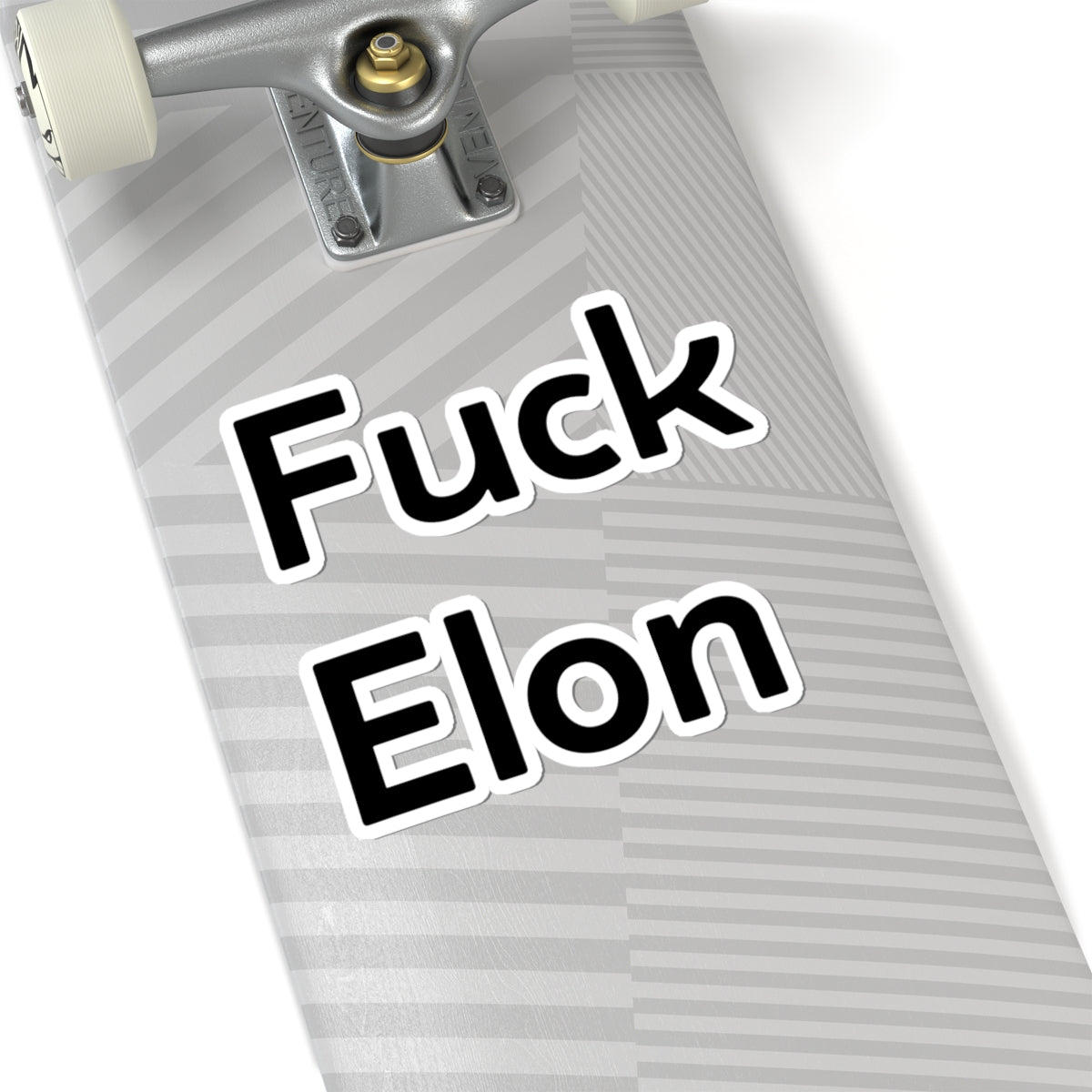 Humorous 'Fuck Elon' Kiss-Cut Stickers for Bold Statements