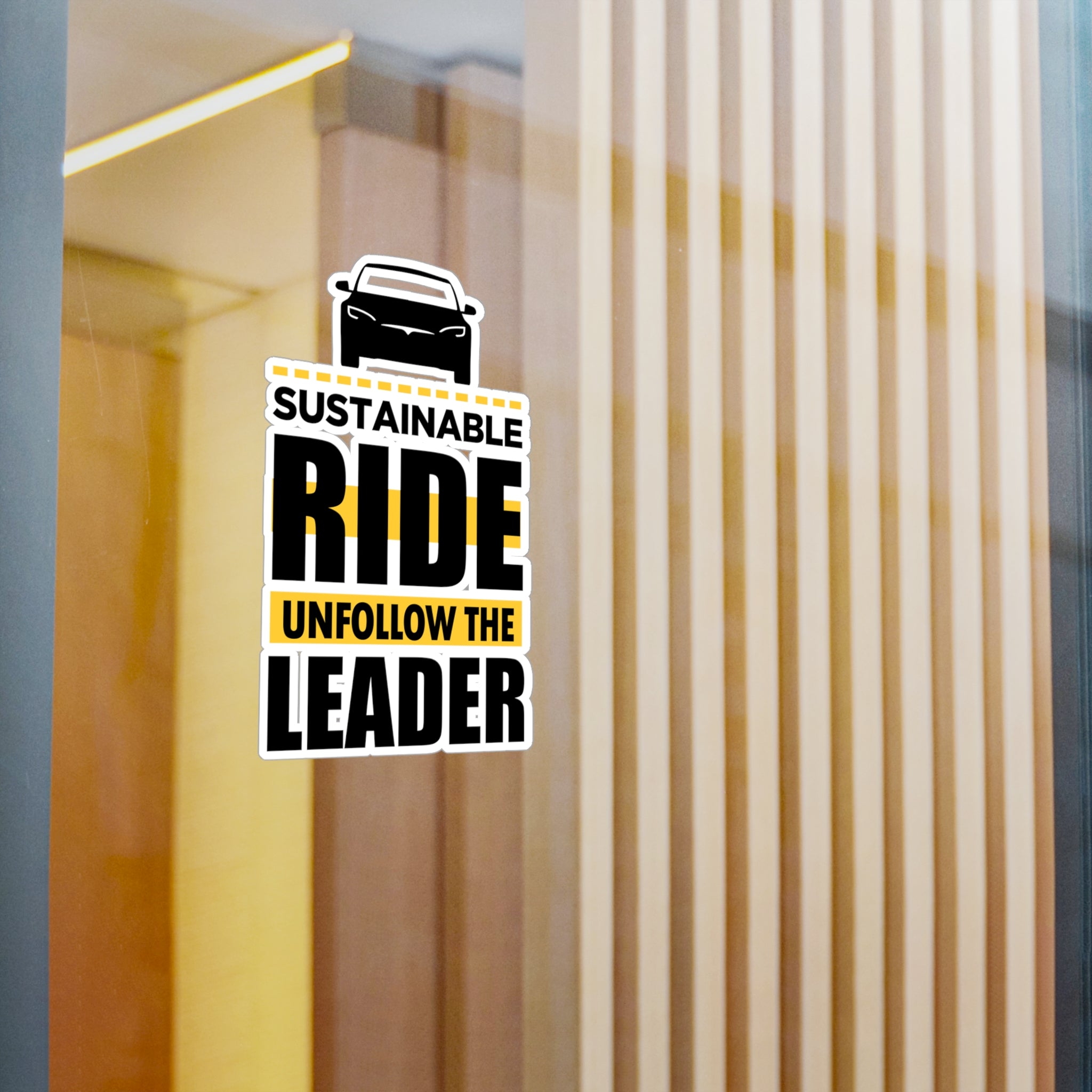 Sustainable Ride - Sticker