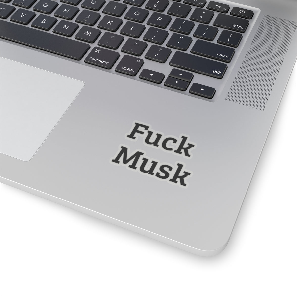 Funny Kiss-Cut Stickers - 'Fuck Musk' Laptop & Wall Decor