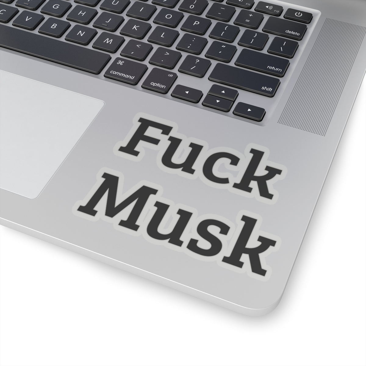 Funny Kiss-Cut Stickers - 'Fuck Musk' Laptop & Wall Decor