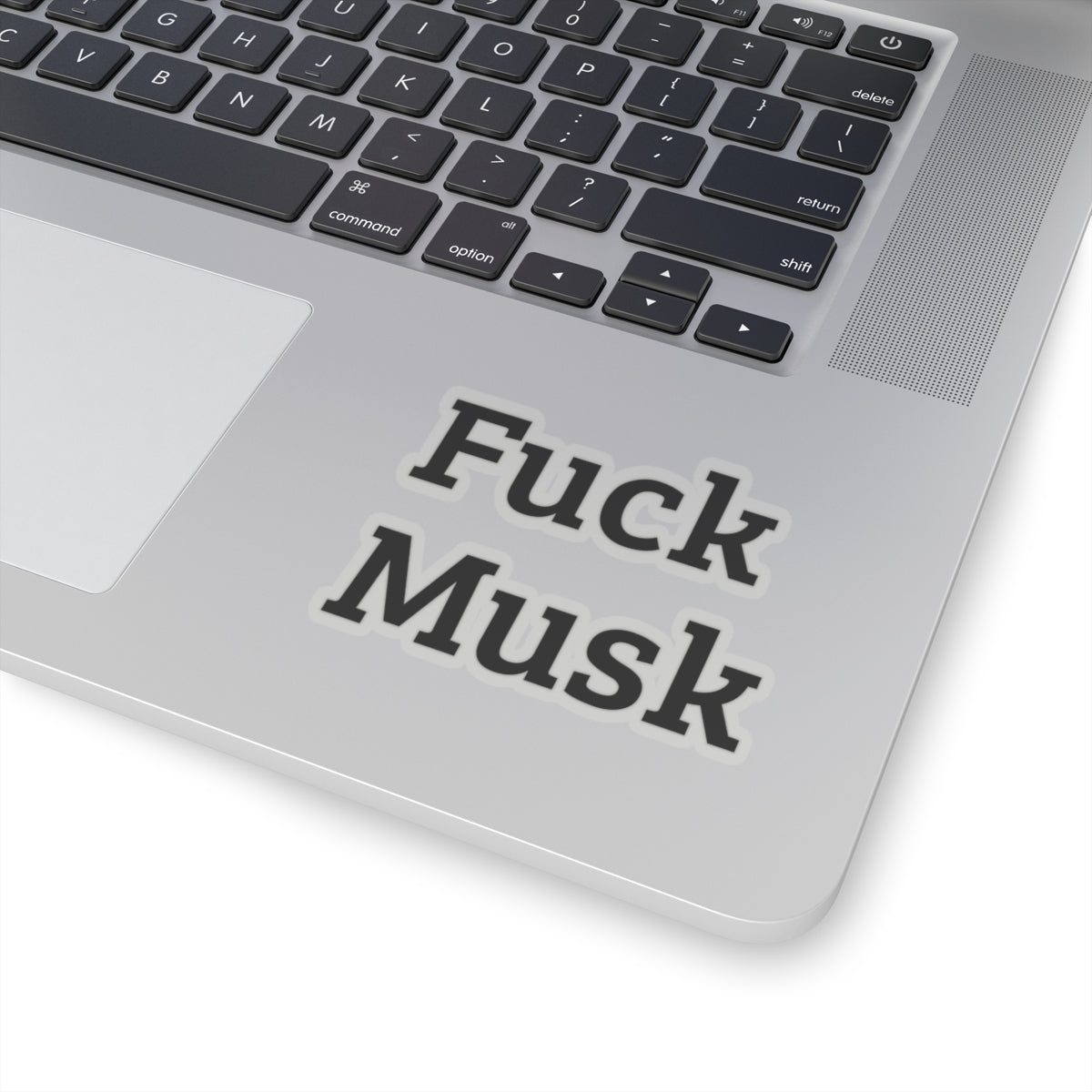 Funny Kiss-Cut Stickers - 'Fuck Musk' Laptop & Wall Decor