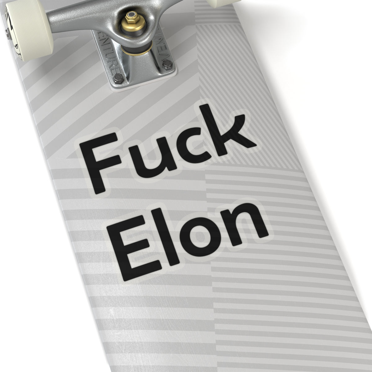 Humorous 'Fuck Elon' Kiss-Cut Stickers for Bold Statements