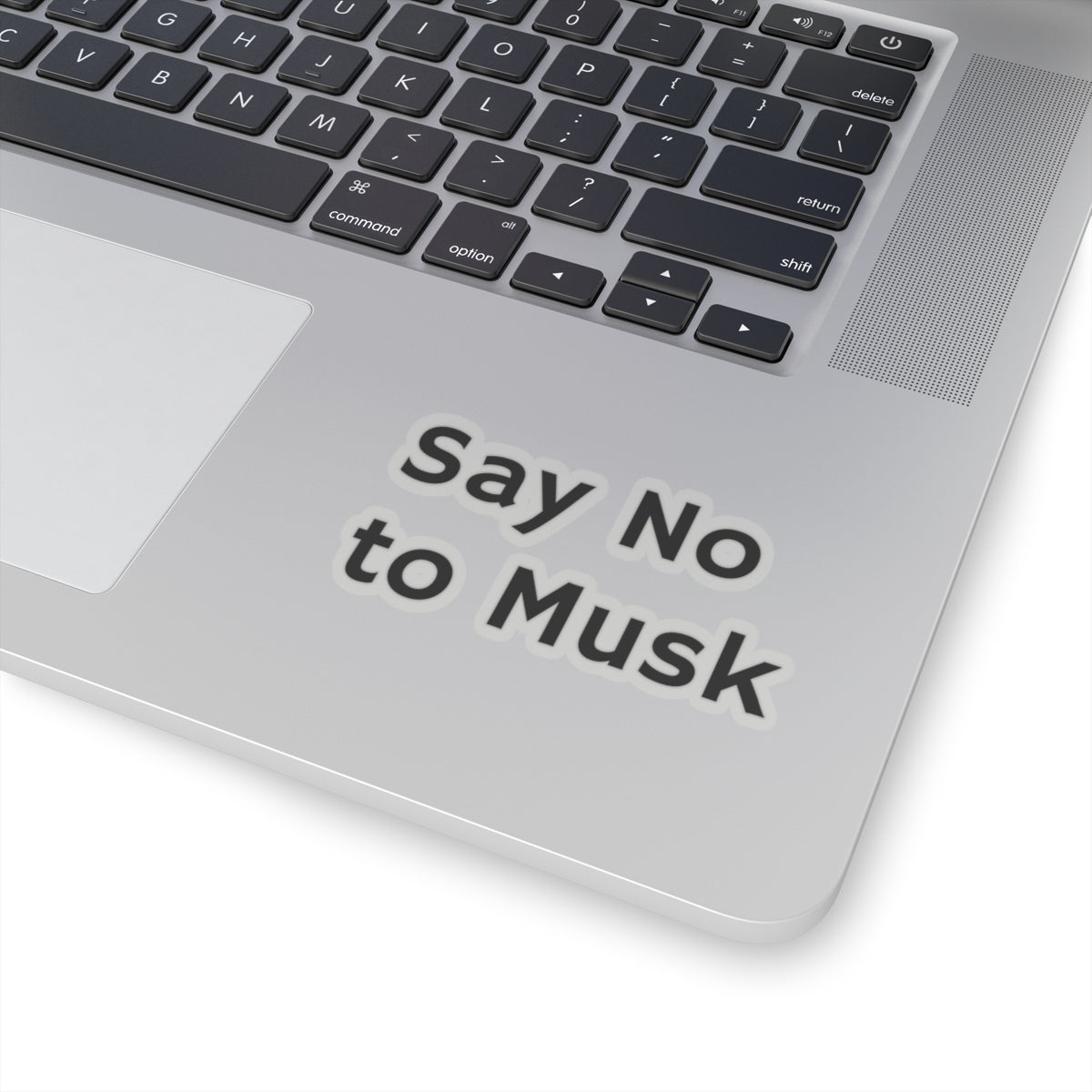 Say No to Musk Kiss-Cut Stickers - Bold Statement Decor