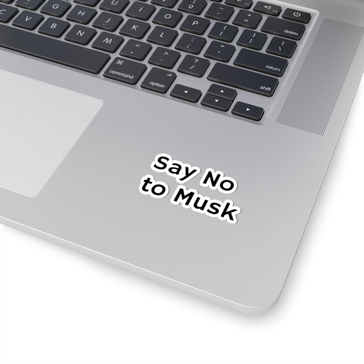 Say No to Musk Kiss-Cut Stickers - Bold Statement Decor