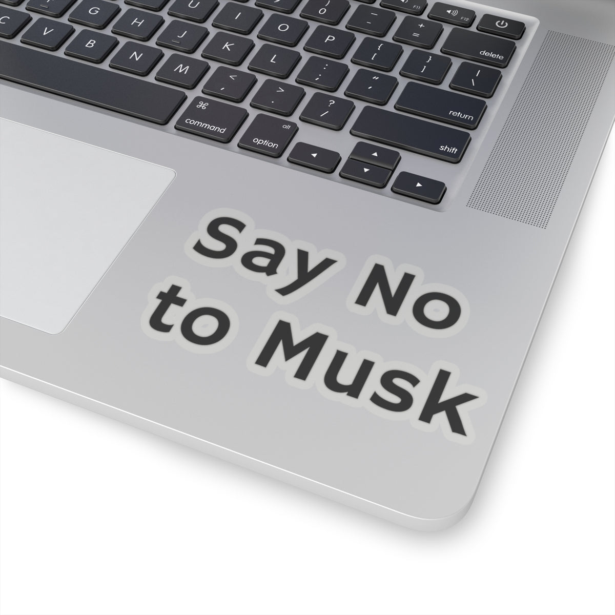 Say No to Musk Kiss-Cut Stickers - Bold Statement Decor