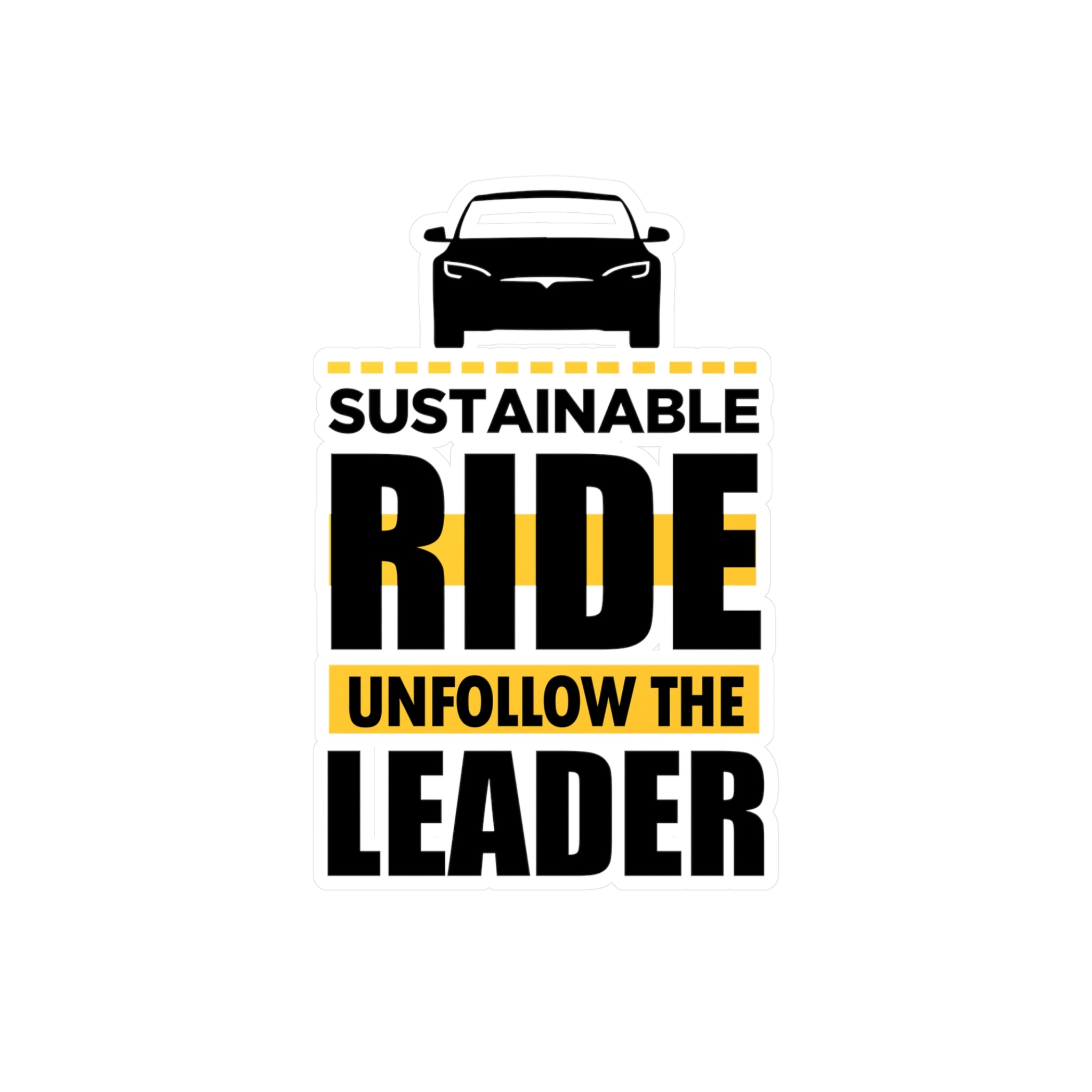 Sustainable Ride - Sticker