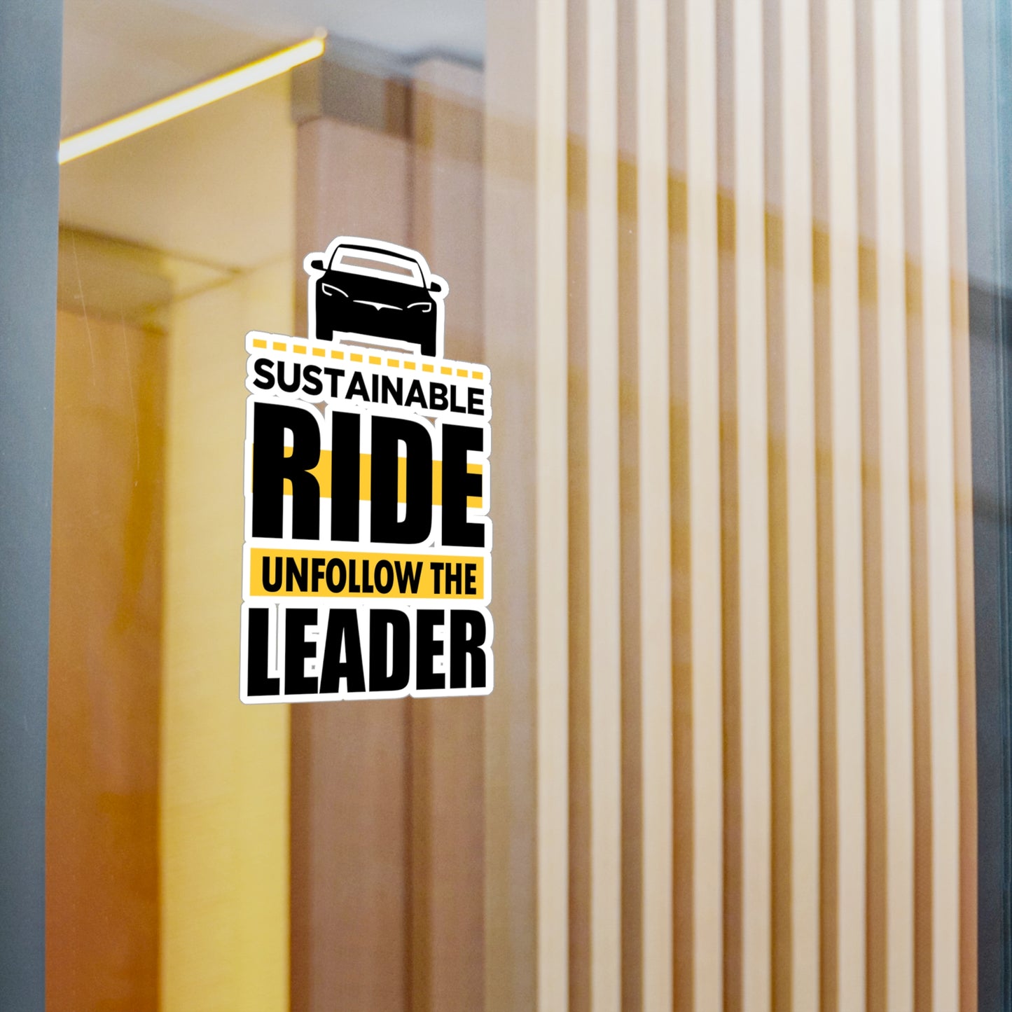 Sustainable Ride - Sticker