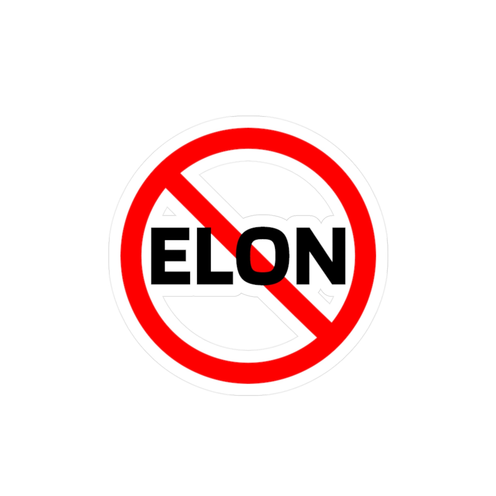 Anti Elon - Vinyl Decal