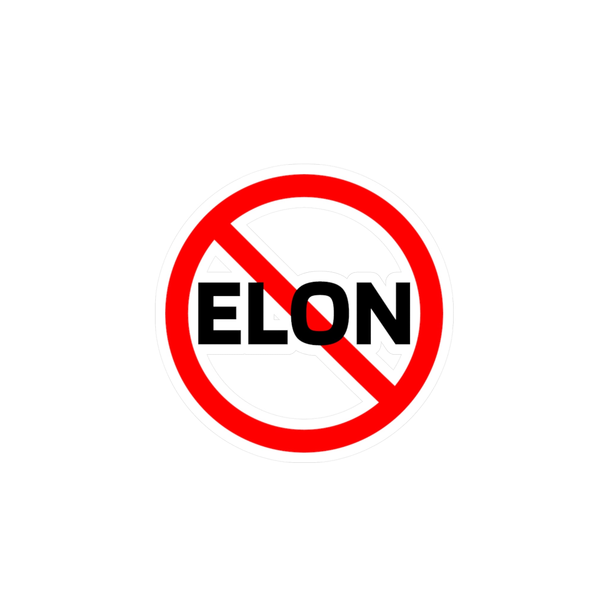 Anti Elon - Vinyl Decal