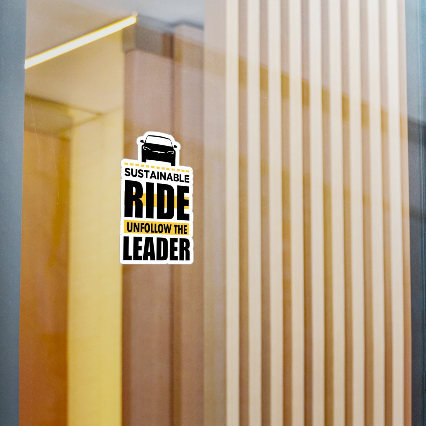 Sustainable Ride - Sticker